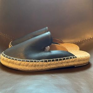 Black and rope loafer slip ons from Target